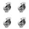 Service Caster 5 Inch Semi Steel Wheel Swivel Bolt Hole Caster Set SCC-BH20S514-SSS-4 - alternate 1
